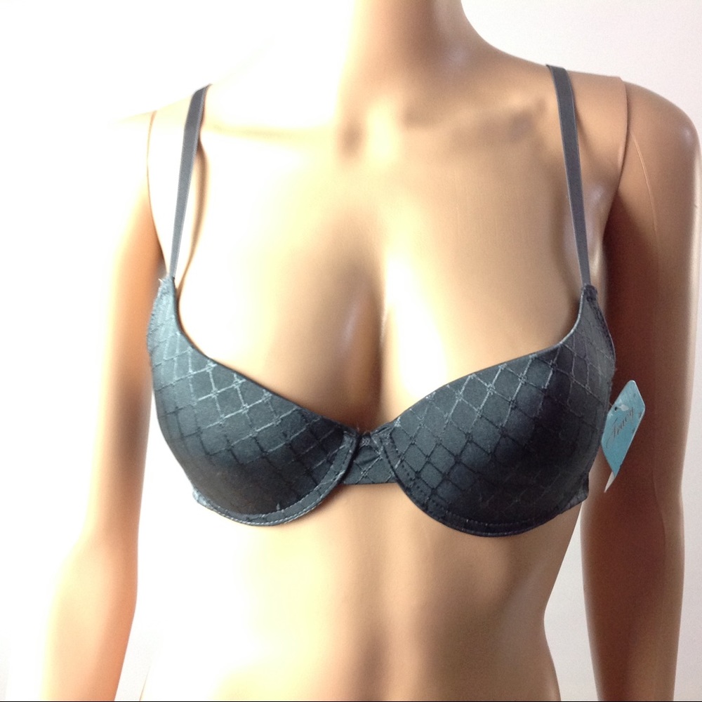 New Tracy Padded Underwire Bra Size 34B Gray